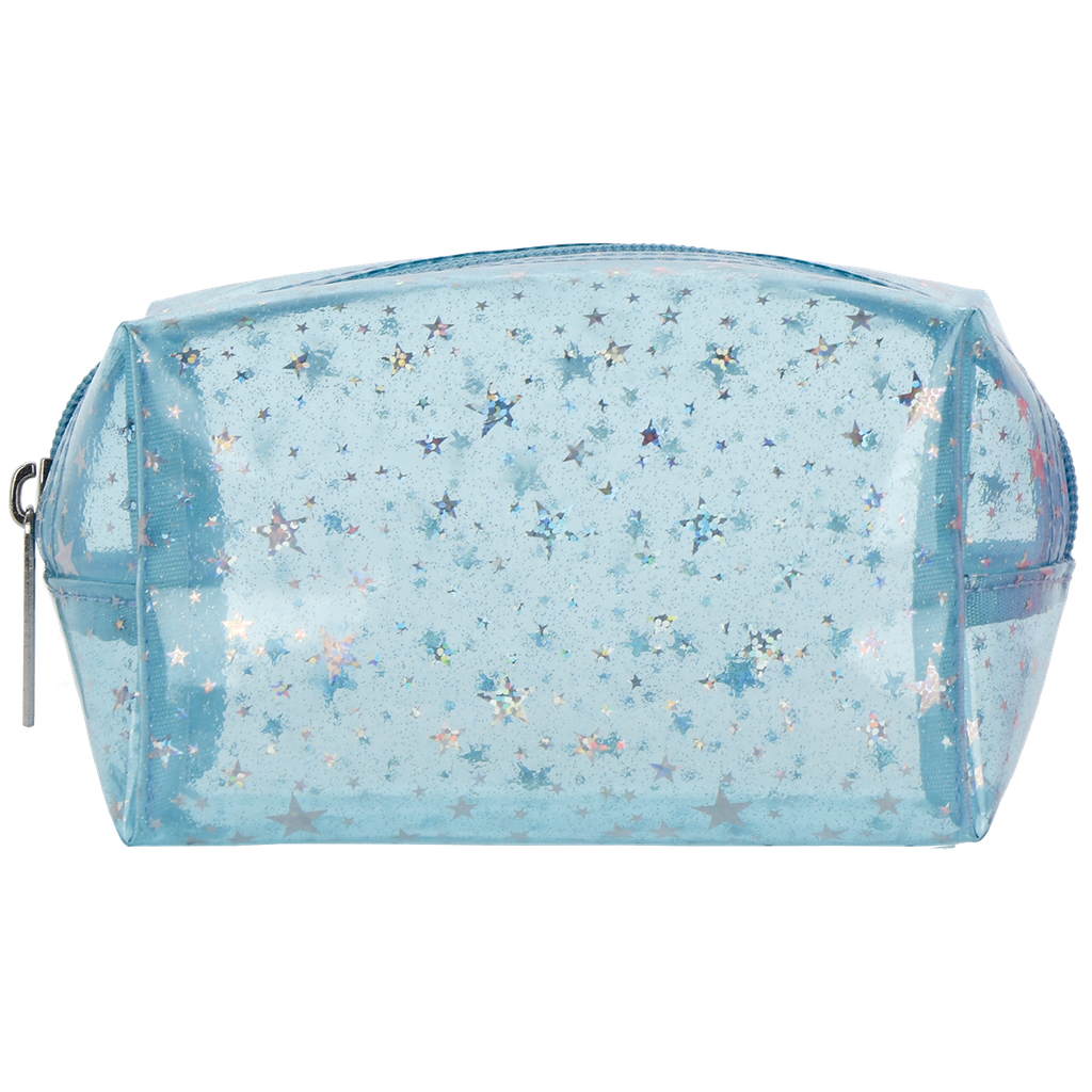 Color Block Clear Cosmetic Bag Set Iscream